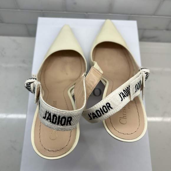 ** sold Authentic J’adore Dior slingbacks - Picture 7 of 10